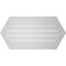 Ekena Millwork Half Round Surface Mount PVC Gable Vent: Functional, w/ 2"W x 1-1/2"P Brickmould Frame, 34"W x 17"H GVPHR34X1702SF - alternate 5